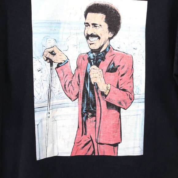 Vintage Richard Pryor Screen Print Black T-Shirt Size XL Y2K 100% Cotton - Picture 2 of 4